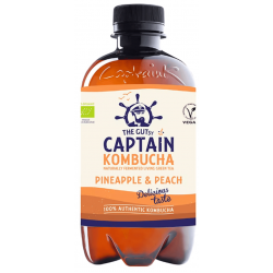 Captain Kombucha - Pineapple & Peach - 12 x 400ml